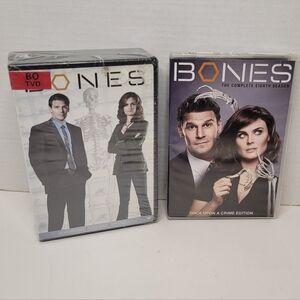 Bones DVD Lot Season One and Season Eight NEW SEALED SETS